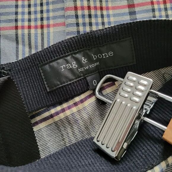 NWOT Rag & Bone Monet Plaid Pants Sz 0 - Picture 8 of 10